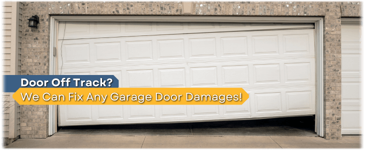 Garage Door Off Track In Danville CA